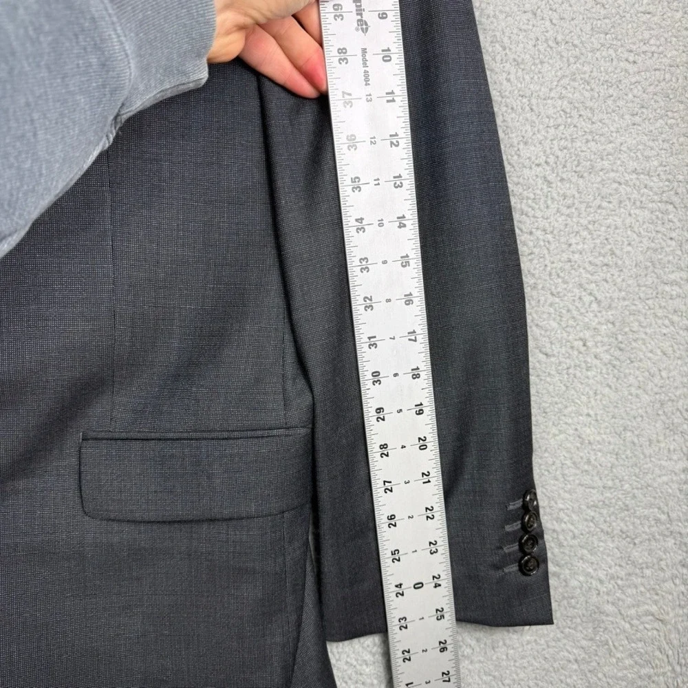 Ralph Lauren Dillard's Men's‎ 100% Wool Stretch Gray Blazer Jacket